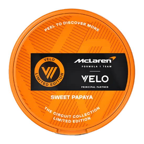 VELO McLaren Sweet Papaya - Rouleau de 10 boîtes