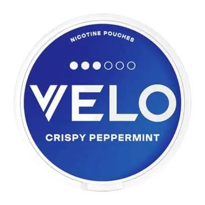 VELO Crispy Peppermint - Rouleau de 10 boîtes