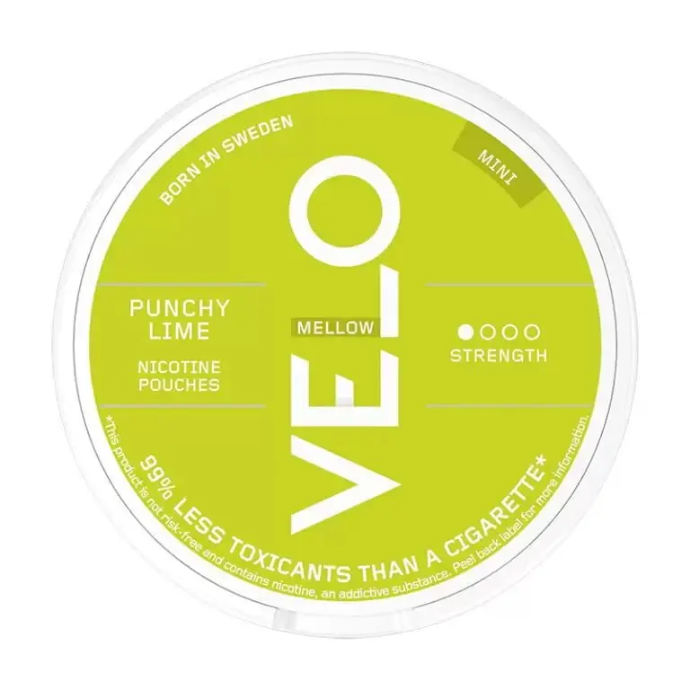VELO Punchy Lime Mini - Rouleau de 10 boîtes