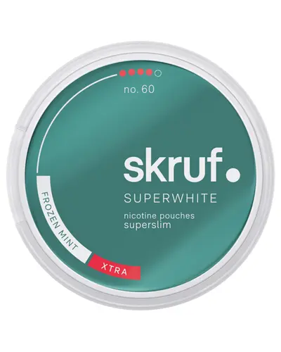 Skruf Super White Frozen Mint No60 - Rouleau de 10 boîtes