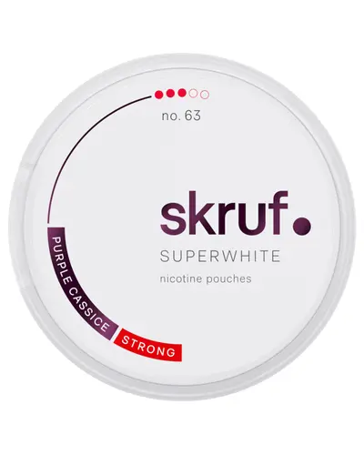 Skruf Super White Purple Cassice No63 - Rouleau de 10 boîtes
