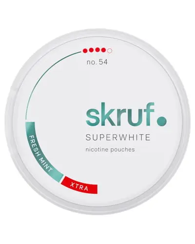Skruf Super White Fresh No54 - Rouleau de 10 boîtes