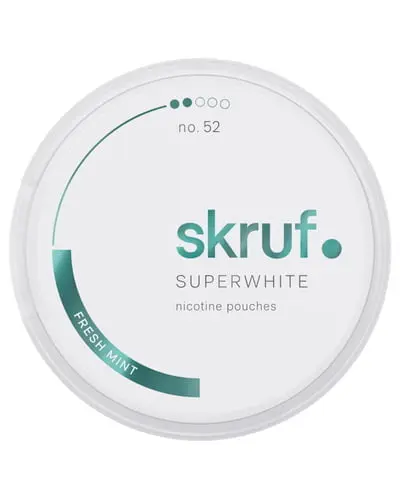Skruf Super White Fresh No52 - Rouleau de 10 boîtes