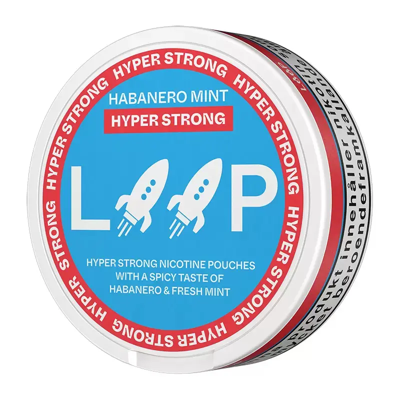 LOOP Habanero Mint Slim Hyper Strong - Rouleau de 10 boîtes