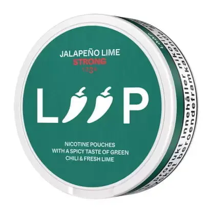 LOOP Jalapeño Lime Slim Strong - Rouleau de 10 boîtes
