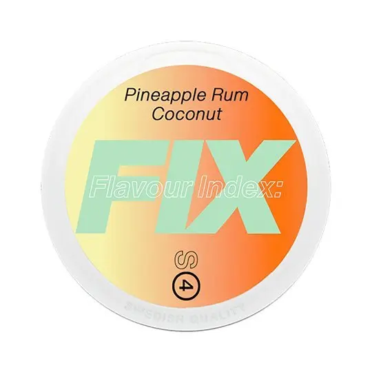 FIX Pineapple Rum Coconut 4 - Rouleau de 10 boîtes