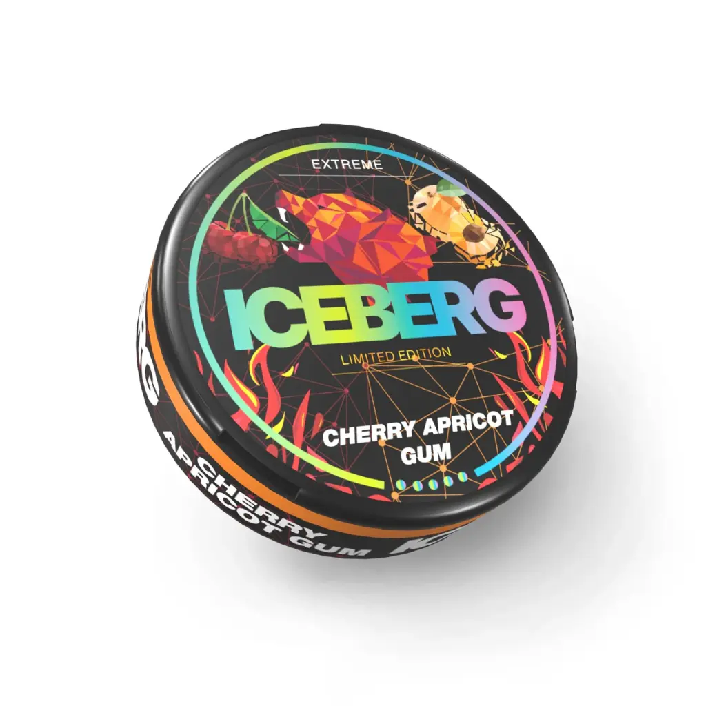 ICEBERG Cherry Apricot Gum - Rouleau de 10 boîtes