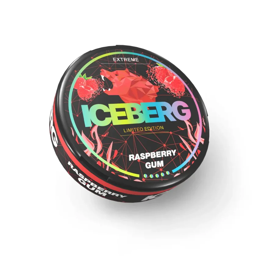 ICEBERG Raspberry Gum - Rouleau de 10 boîtes