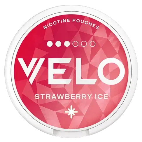 VELO Strawberry Ice - Rouleau de 10 boîtes 