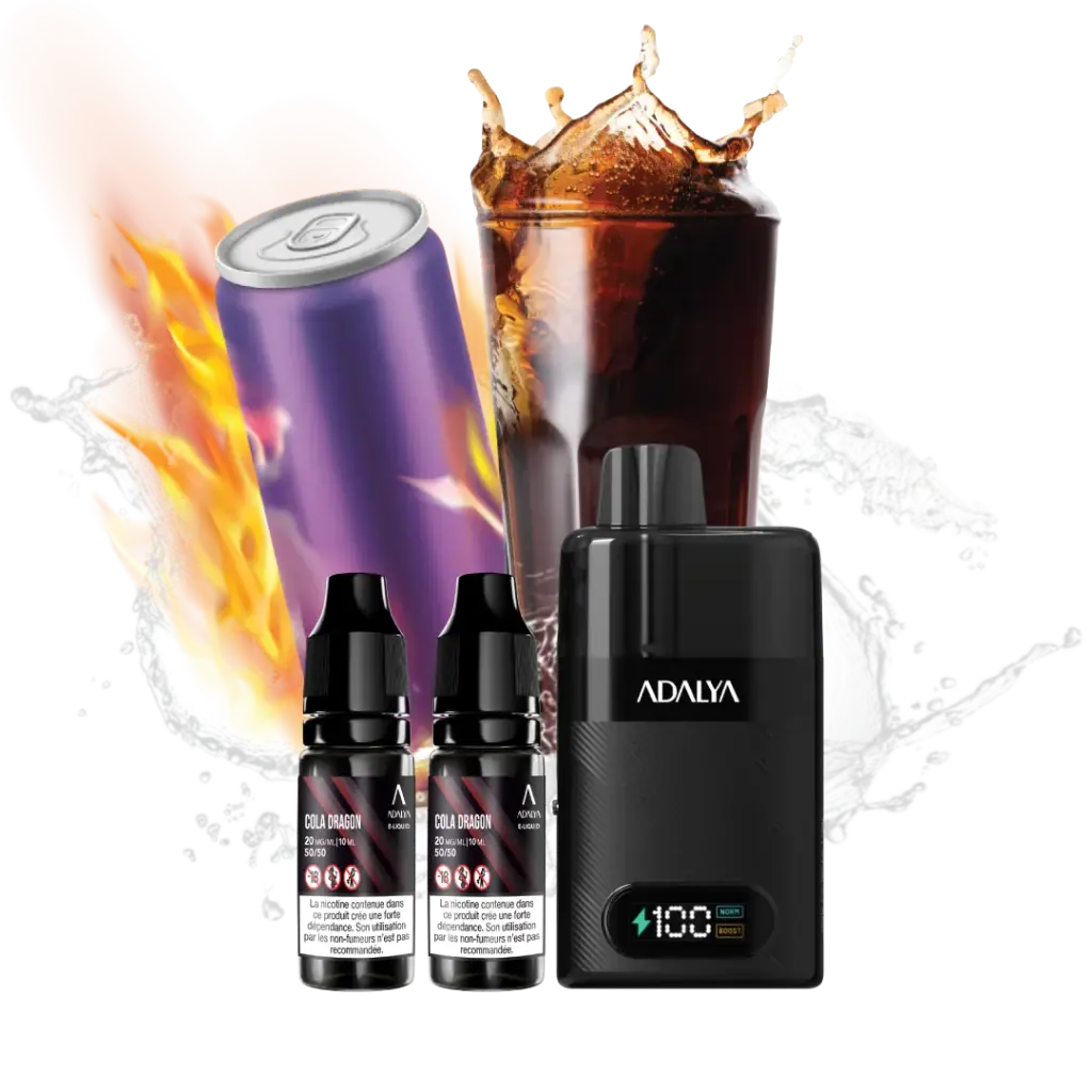 KIT Cola Dragon 30K - 5X LEVO ADALYA (Taux de Nicotine : 20mg)