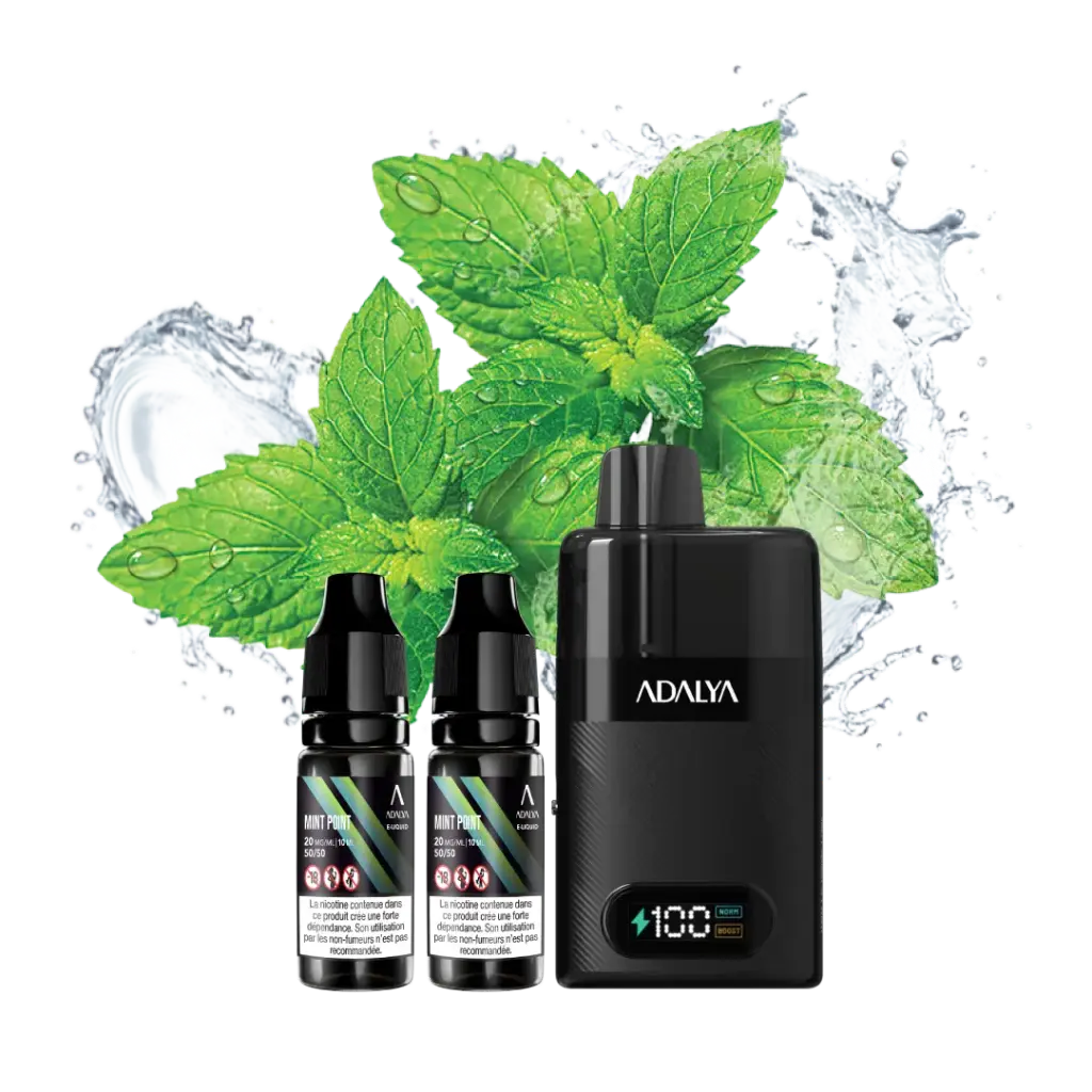 KIT Mint Point 30K - 5X LEVO ADALYA (Taux de Nicotine : 20mg)