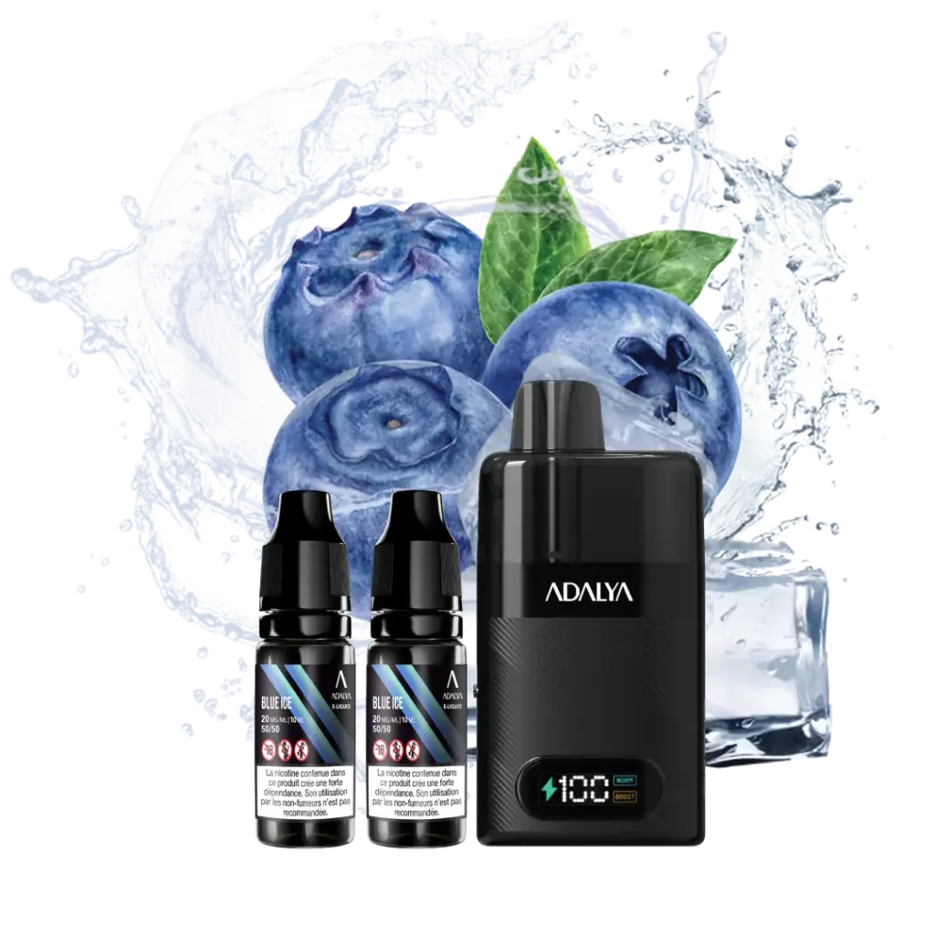 KIT Blue Ice 30K - 5X LEVO ADALYA (Taux de Nicotine : 20mg)