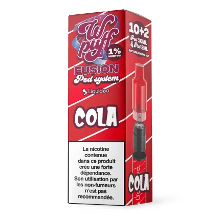 KIT Cola Ice 15K - 10X Wpuff Fusion Liquideo (Taux de Nicotine : 20mg)