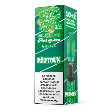 KIT Pastouk 15K -  10X Wpuff Fusion Liquideo (Taux de Nicotine : 20mg)