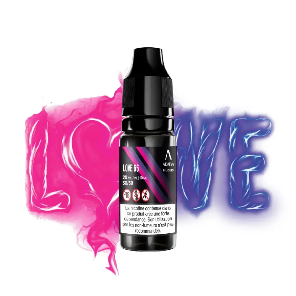 Love 66 10ml - ADALYA (Taux de nicotine : 20mg)