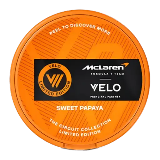 VELO McLaren Sweet Papaya - Rouleau de 10 boîtes